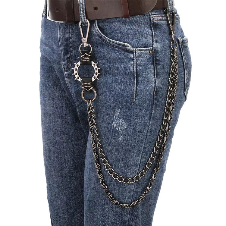 Jewelry Gothic Rock Pants Trousers Jean Wallet Waist Pant Chain Size ONE SIZE - 1 Thumbnail