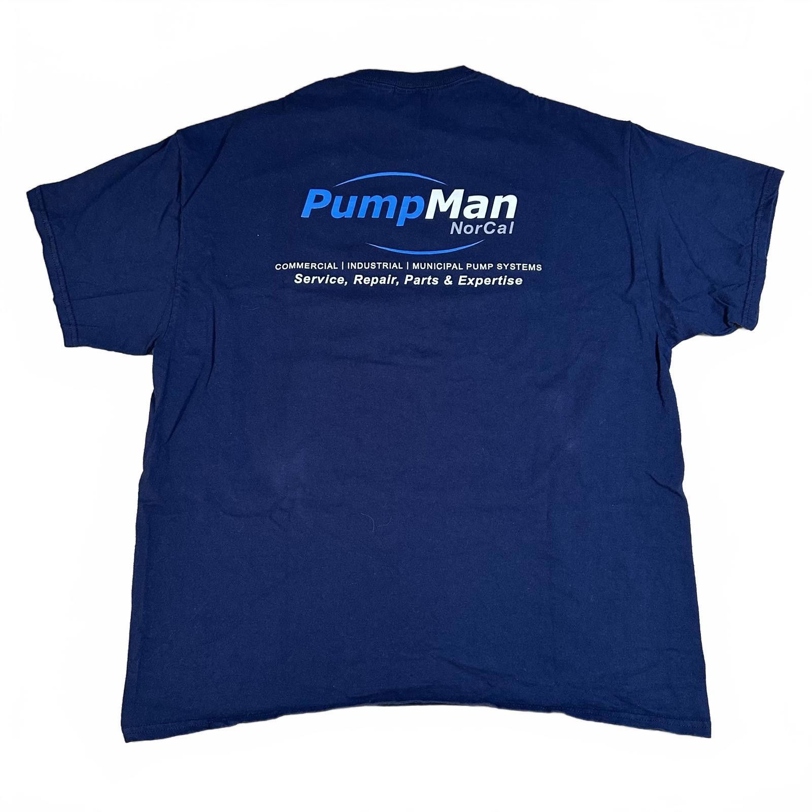 Gildan Gildan Mens T-shirt XL Navy Blue PumpMan NorCal Graphic Size US XL / EU 56 / 4 - 1 Thumbnail