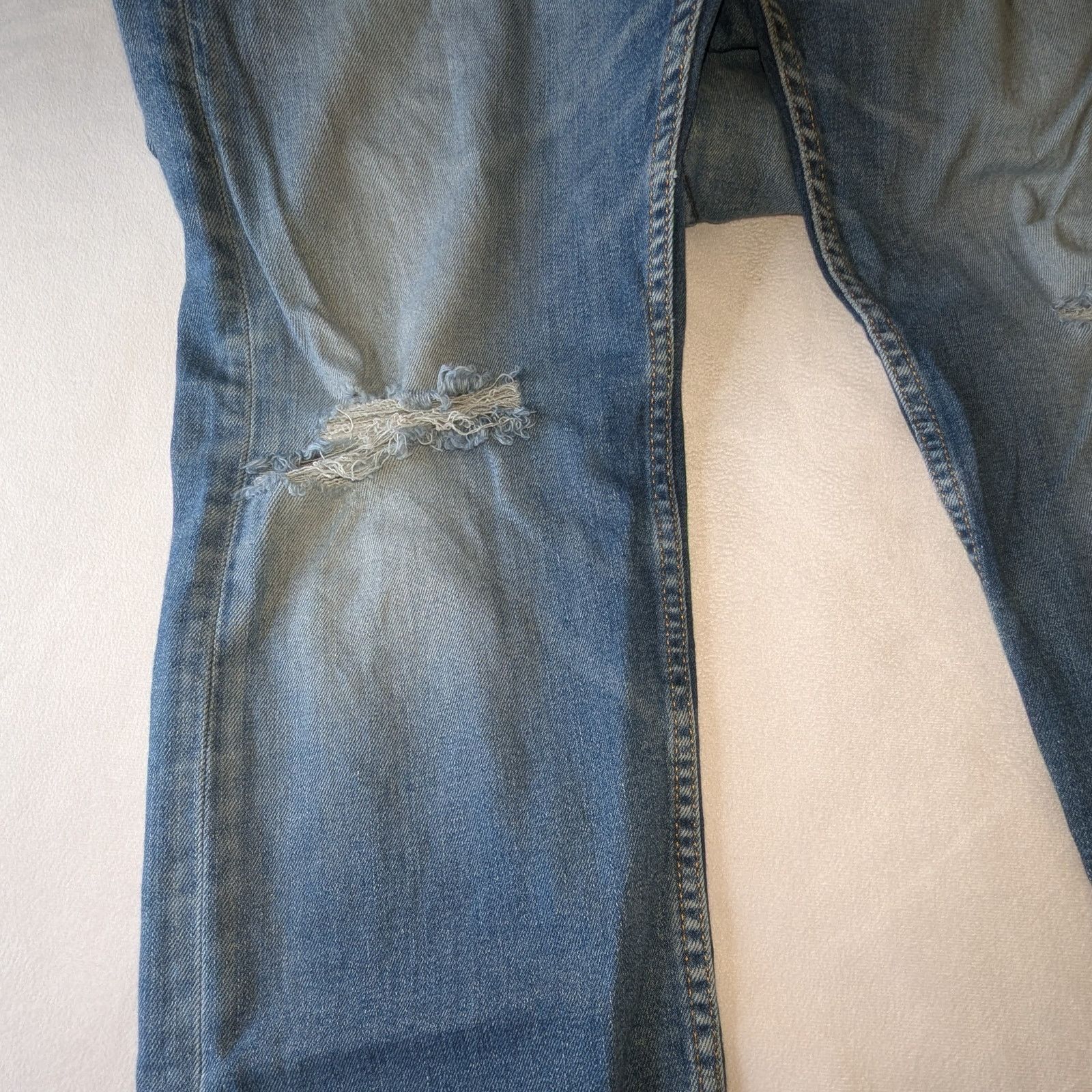 Levi's Levi's 505 Regular Fit Men's Denim Jeans for Men 38 x 32 Size US 38 / EU 54 - 7 Thumbnail