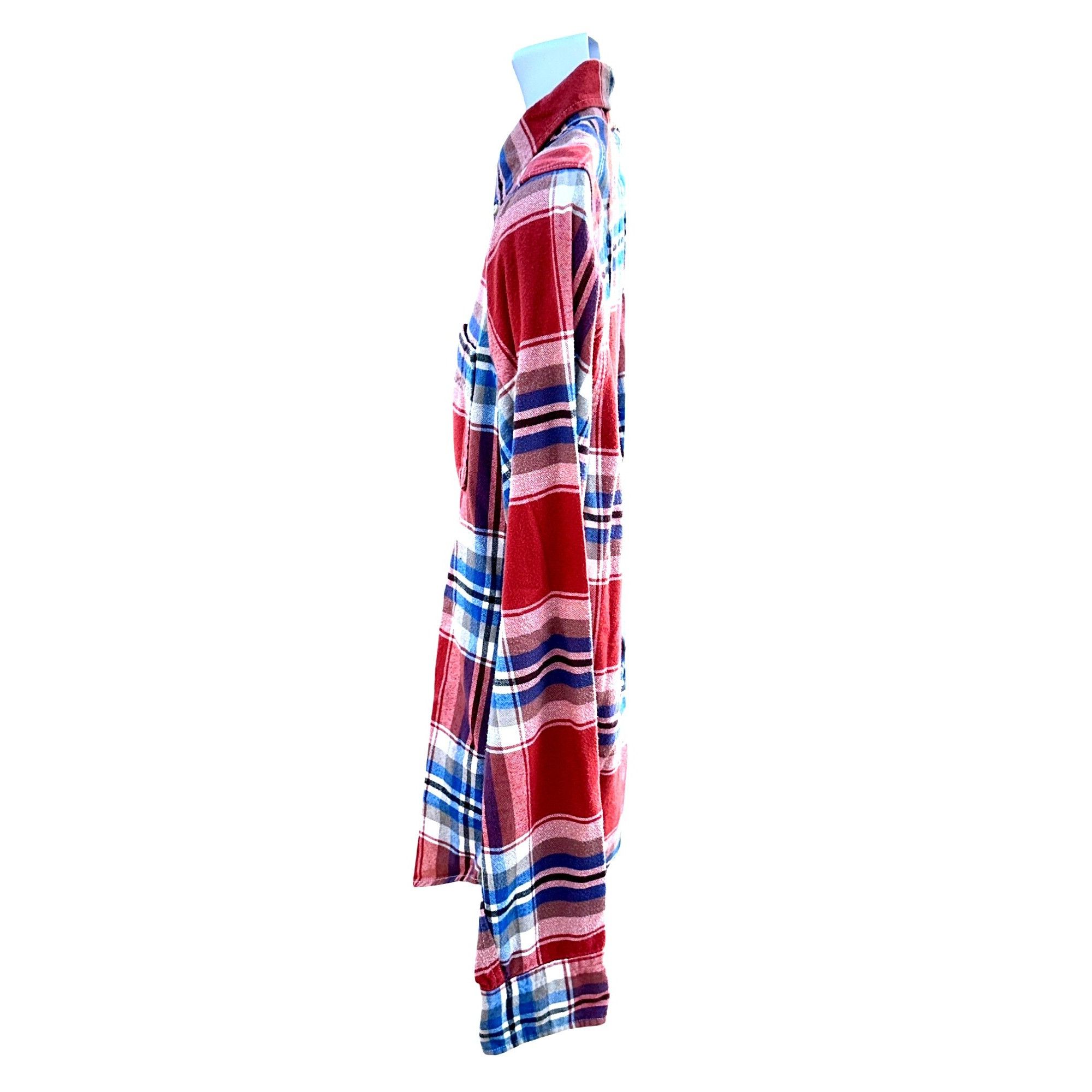Abercrombie & Fitch Abercrombie Fitch Mens Large Red Plaid Muscle Shirt Cotton L Size US L / EU 52-54 / 3 - 6 Thumbnail