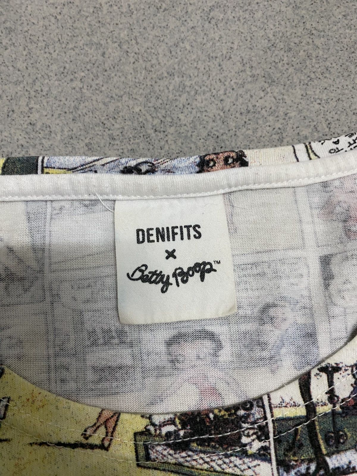 Anime × Disney × Vintage Vintage Betty boops X denifits Fullprint Tee Size L / US 10 / IT 46 - 2 Thumbnail