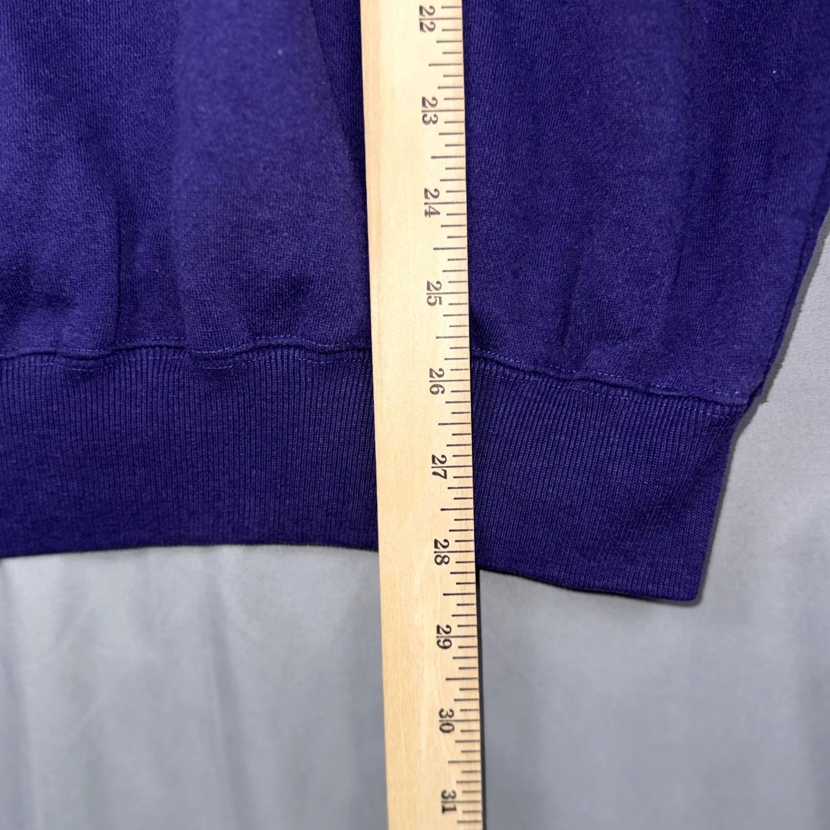 Gap VINTAGE Gap Sport Sweatshirt Crew Neck Men XL Purple Solid Fleece Cotton Polyester Pullover Long Sleeve Casual All Seasons Size US XL / EU 56 / 4 - 7 Thumbnail