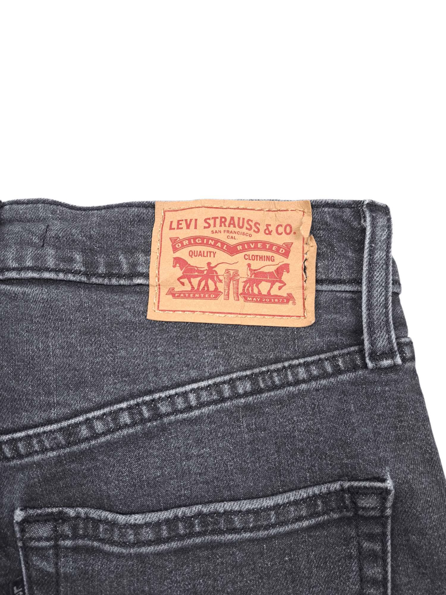 Levi's × Levi's Vintage Clothing × Vintage 💎 Levi's 28/29 High Waisted Mom Jeans Dark Grey Denim Size 28" / US 6 / IT 42 - 5 Thumbnail