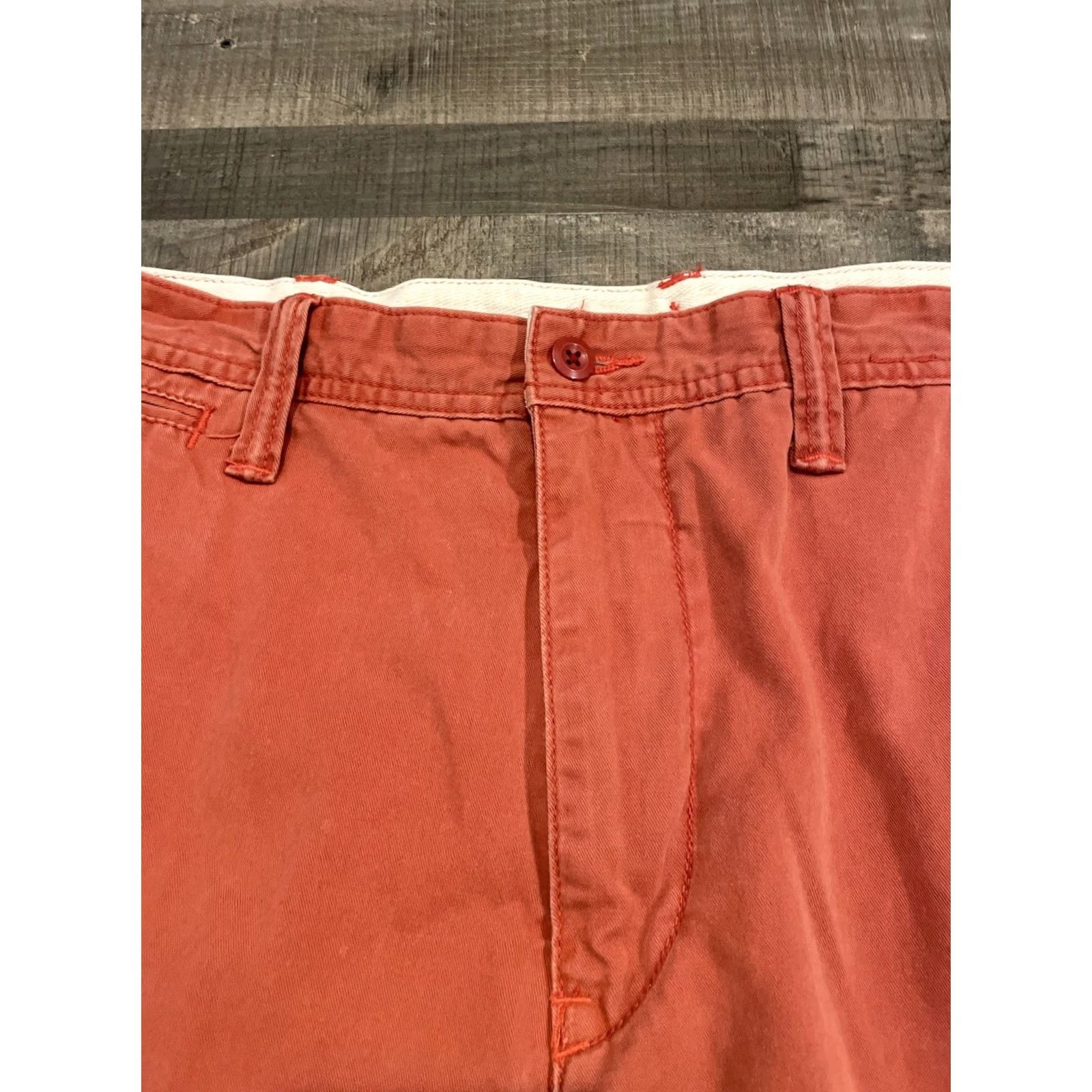 Polo Ralph Lauren Polo Ralph Lauren Shorts Mens 40 Red Salmon Chino Outdoor Pony Relaxed Fit F183 Size US L / EU 52-54 / 3 - 4 Thumbnail
