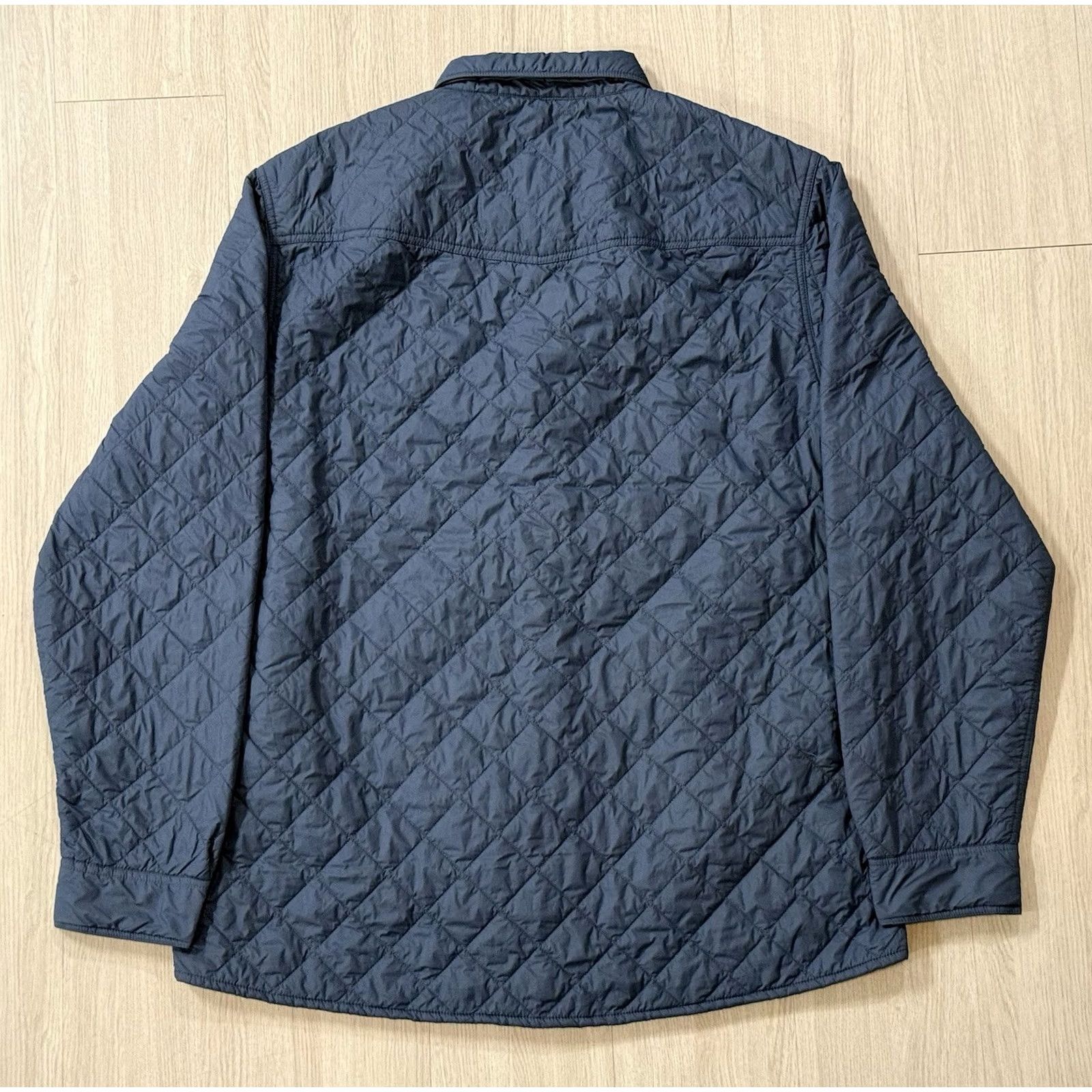 Vintage Criquet Quilted Nylon Shacket XL Pearl Snap Austin Texas Modern Western Shirt Jacket Mens vintage? No (adjusted) Size US XL / EU 56 / 4 - 2 Thumbnail