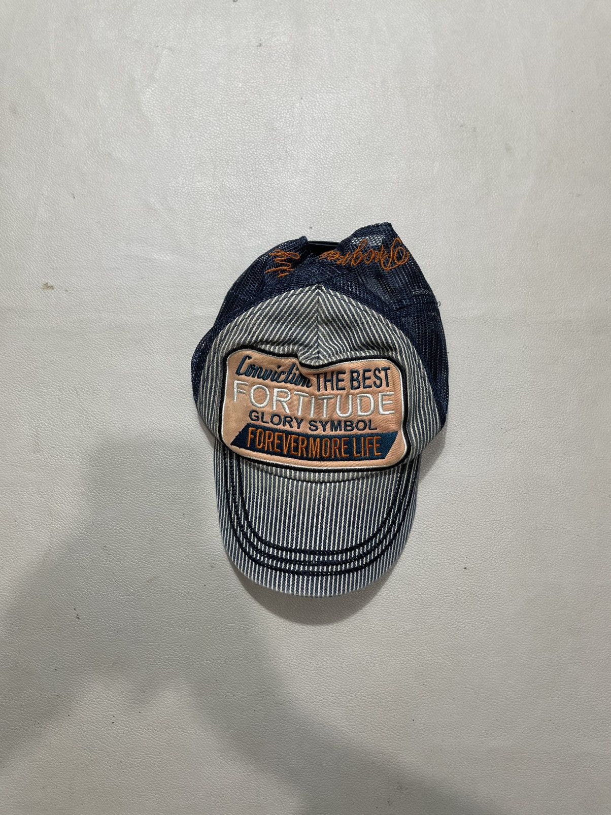 Japanese Brand poem Forever more life Trucker hat Size ONE SIZE - 1 Thumbnail