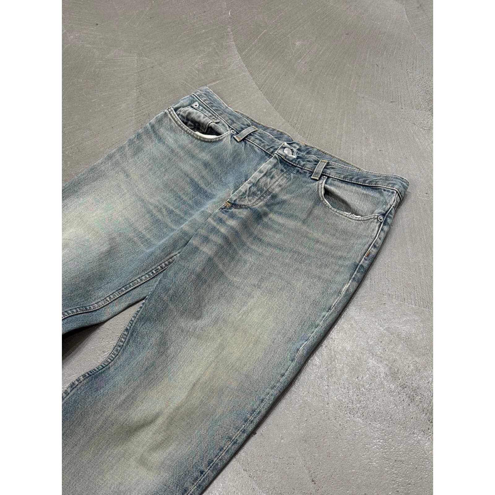 Helmut Lang 2000s Helmut Lang faded jeans Size US 31 - 3 Thumbnail