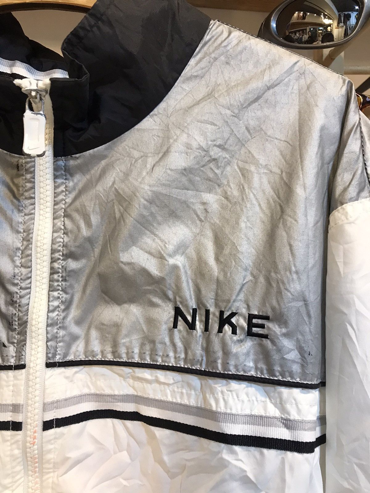 Nike × Vintage Vintage Nike Spell Out Windbreaker Jacket Size US M / EU 48-50 / 2 - 8 Thumbnail
