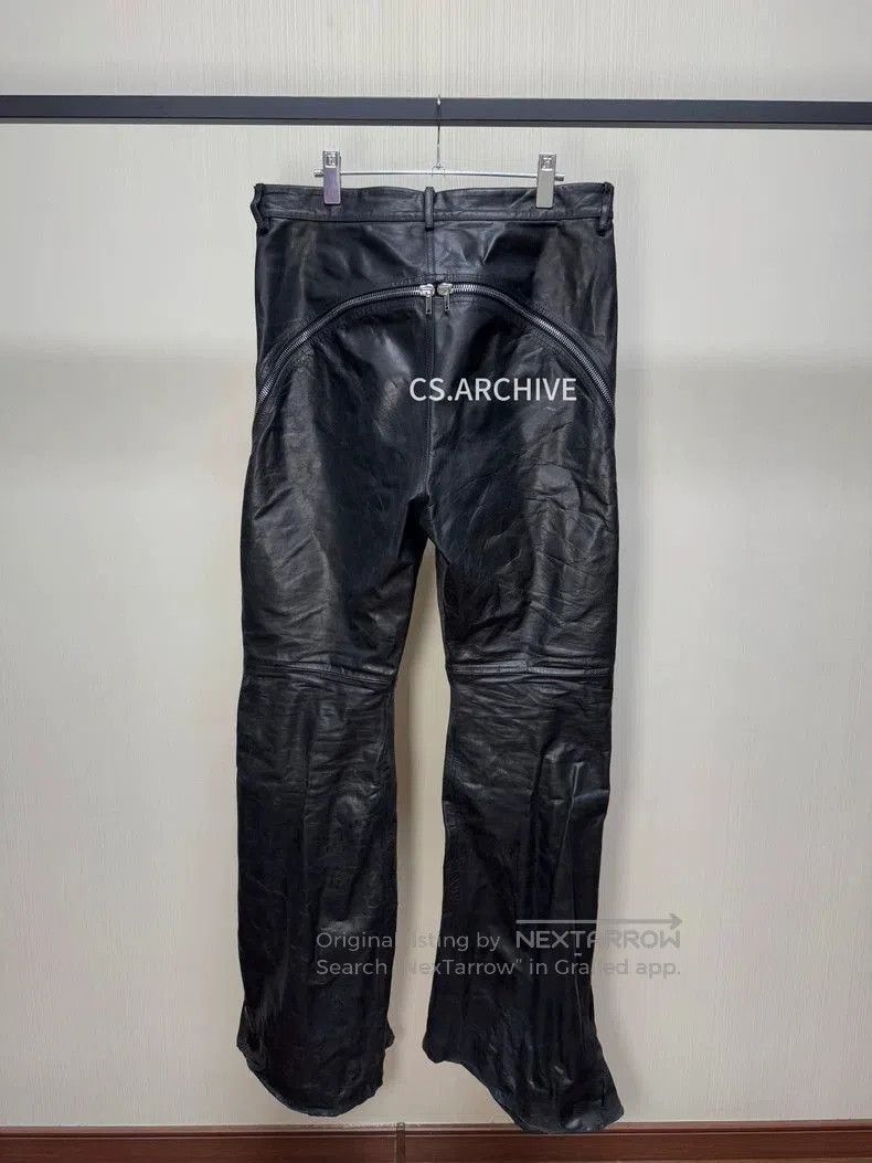 Rick Owens Rick Owens leather Bolan banana pants . Size US 32 / EU 48 - 2 Thumbnail