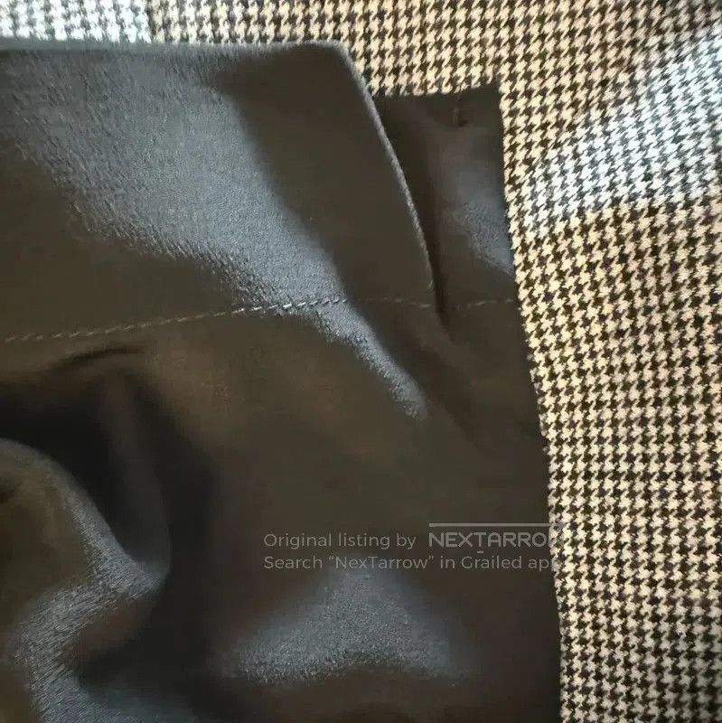 Fendi Fendi Black Cotton Blend Checkered Midi Skirt . Size 23" - 4 Thumbnail