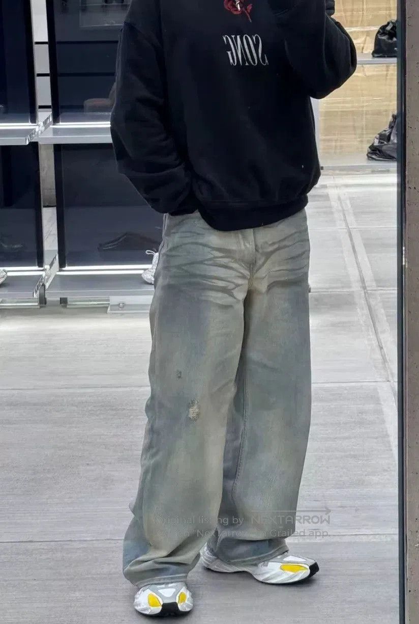 Acne Studios acne studios 1981m distressed denim trousers. Size US 40 / EU 56 - 5 Thumbnail
