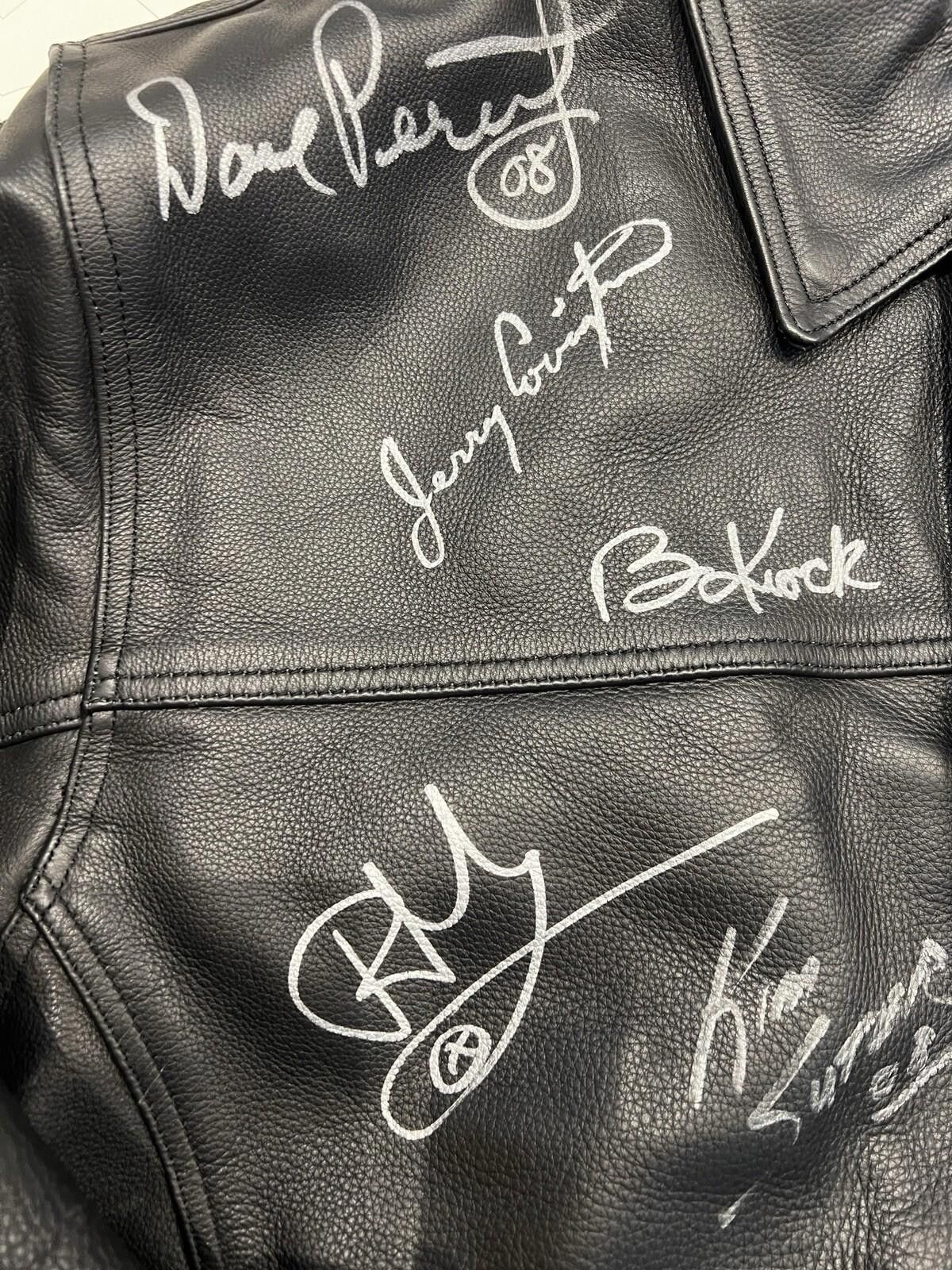 PT Torino Torian Motorcycle Leather Biker Jacket Signatures XL Size US XL / EU 56 / 4 - 2 Thumbnail