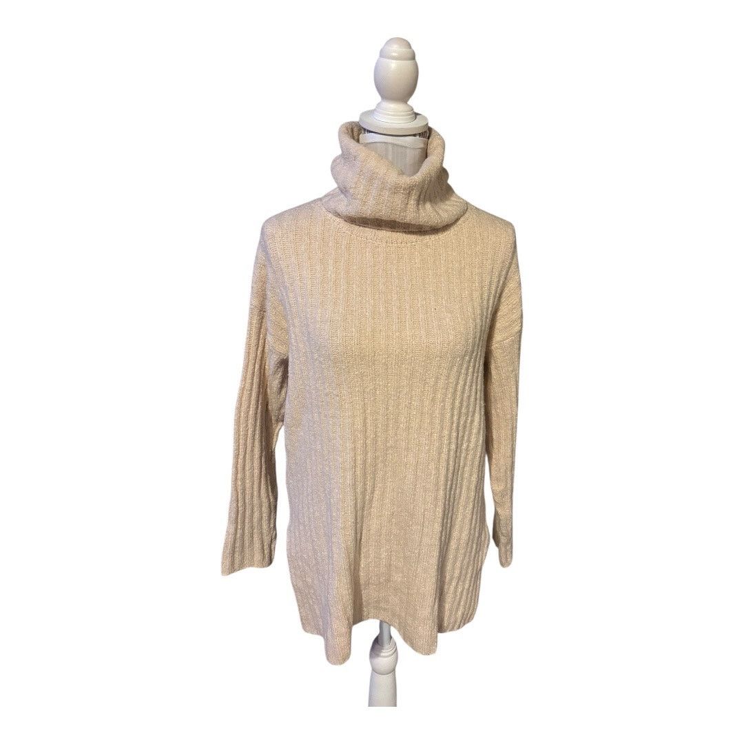 Lou & Grey Lou & Grey Cream Turtleneck Sweater Size S Size S / US 4 / IT 40 - 1 Thumbnail