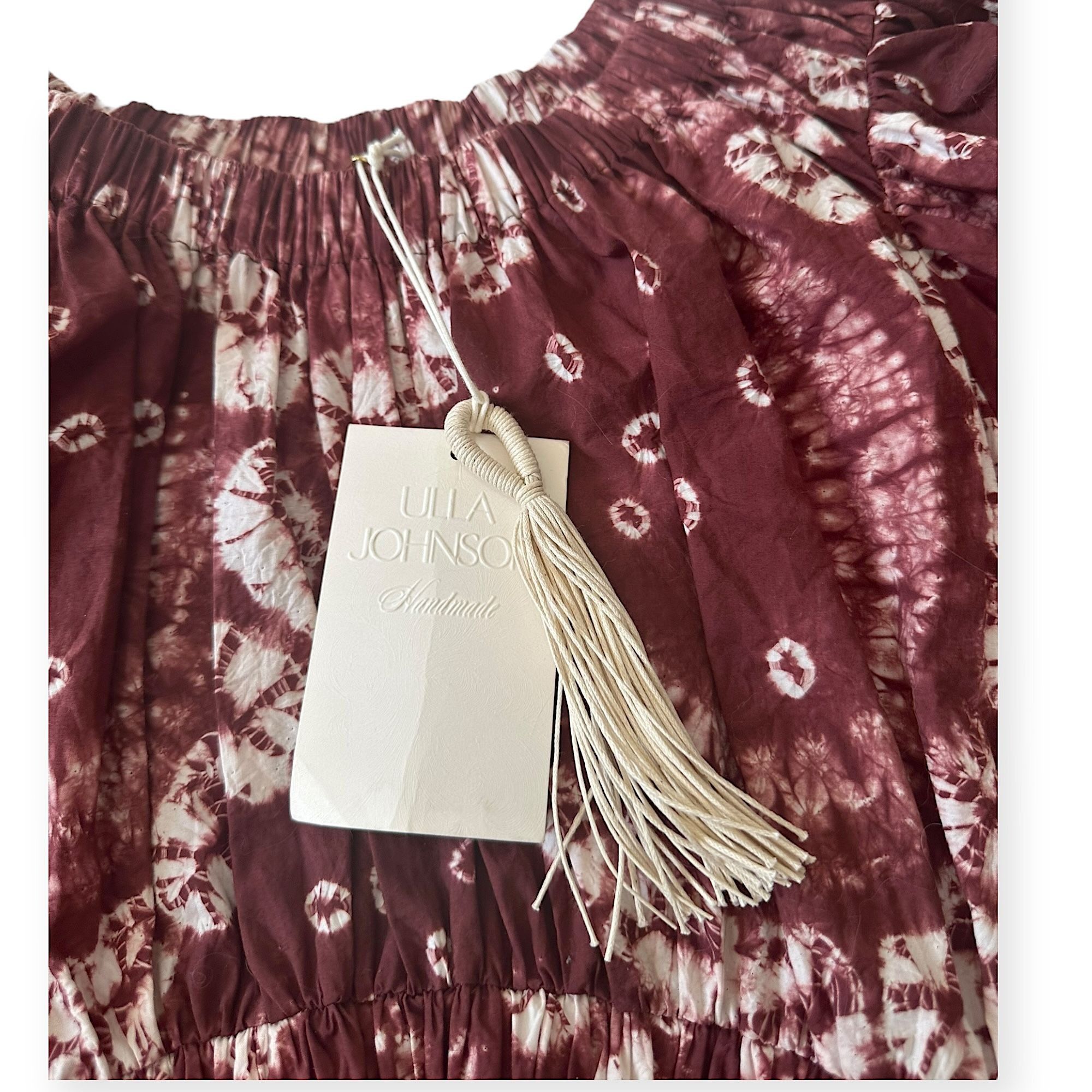 Ulla Johnson Ulla Johnson Martine Dress Syrah Shibori, Size 0, New wit Size XS / US 0-2 / IT 36-38 - 7 Thumbnail