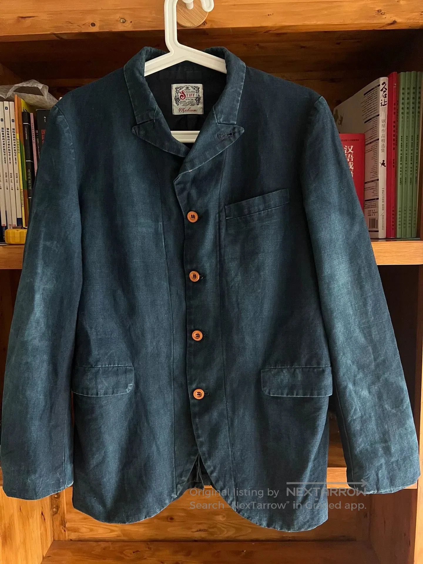 Visvim vintage blue dyed cotton linen blazer. Size US M / EU 48-50 / 2 - 2 Thumbnail