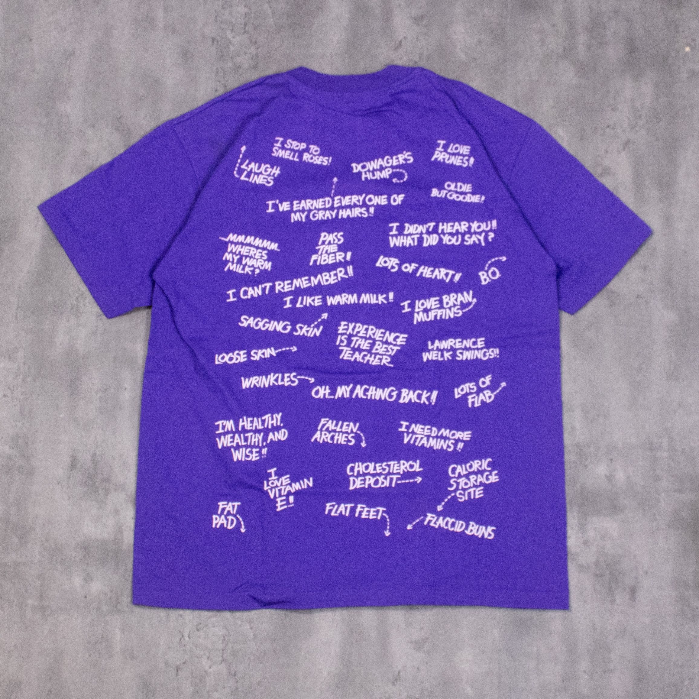 Hanes × Vintage Vintage 1991 Hanes 60 ish Single Stitch Purple Tee Size US M / EU 48-50 / 2 - 6 Thumbnail