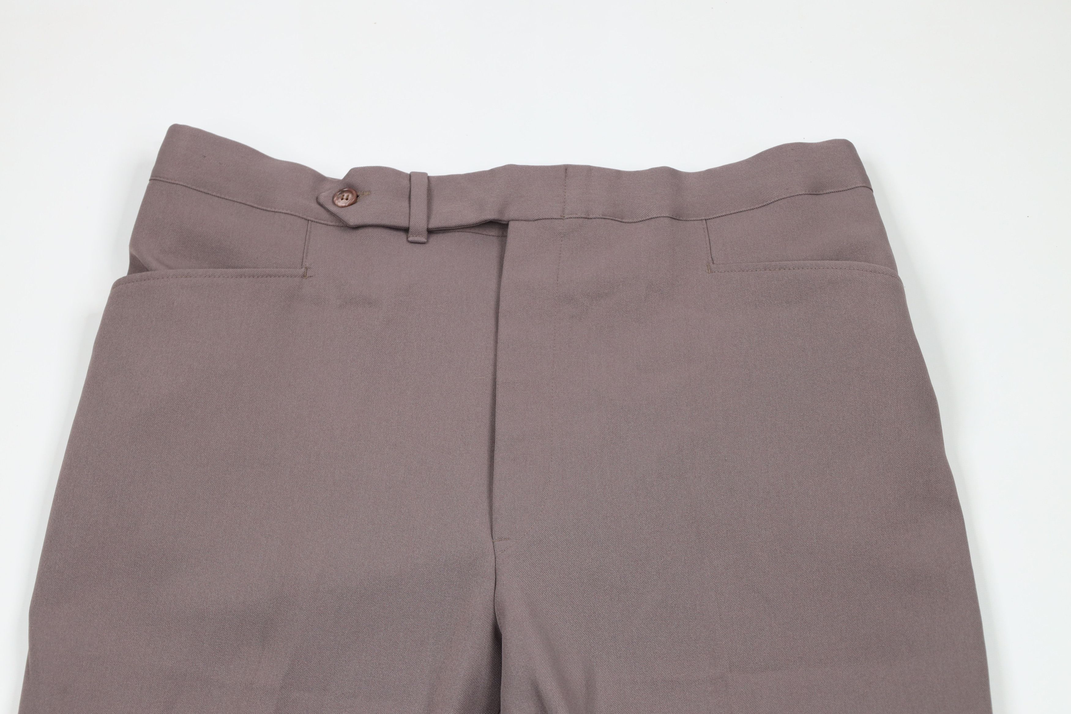 Vintage Vintage 70s Streetwear Wide Leg Bell Bottoms Pants Taupe USA Size US 36 / EU 52 - 2 Thumbnail