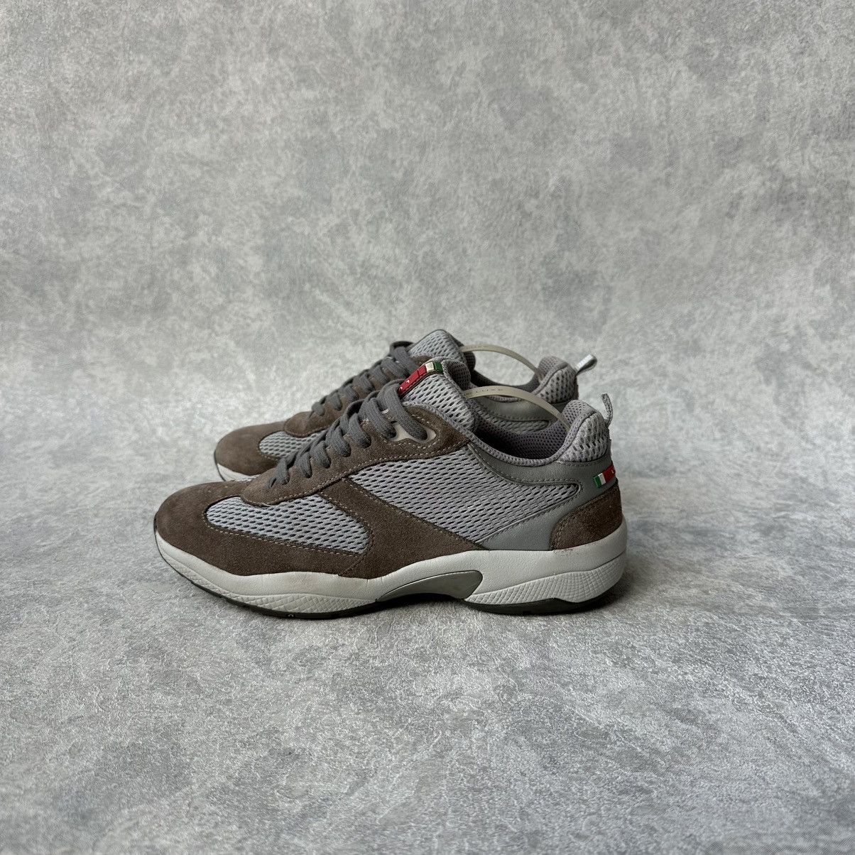 Prada Prada Luna Rossa Americas Cup Leather Suede Sneakers Size US 6 / IT 36 - 1 Thumbnail