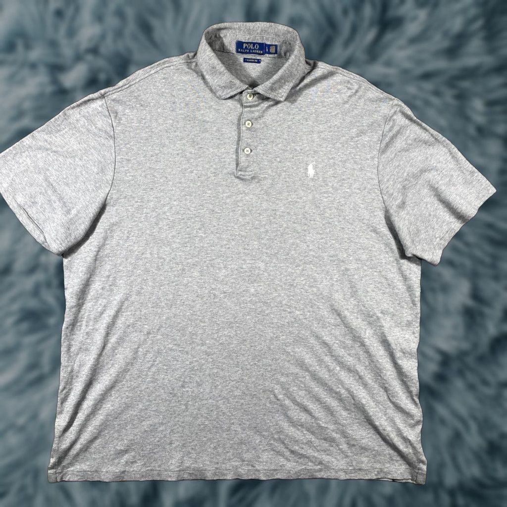 Polo Ralph Lauren Polo Ralph Lauren Polo Shirt Mens XL Gray Classic Fit Cotton Knit Small Pony Size US XL / EU 56 / 4 - 1 Thumbnail