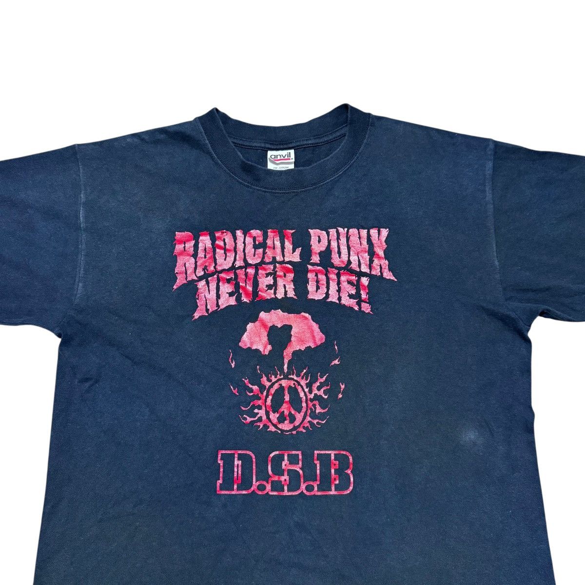 Band Tees Vintage D.S.B Japan Punk Band Shirt 'Radical Punk Never Die' Size US M / EU 48-50 / 2 - 3 Thumbnail