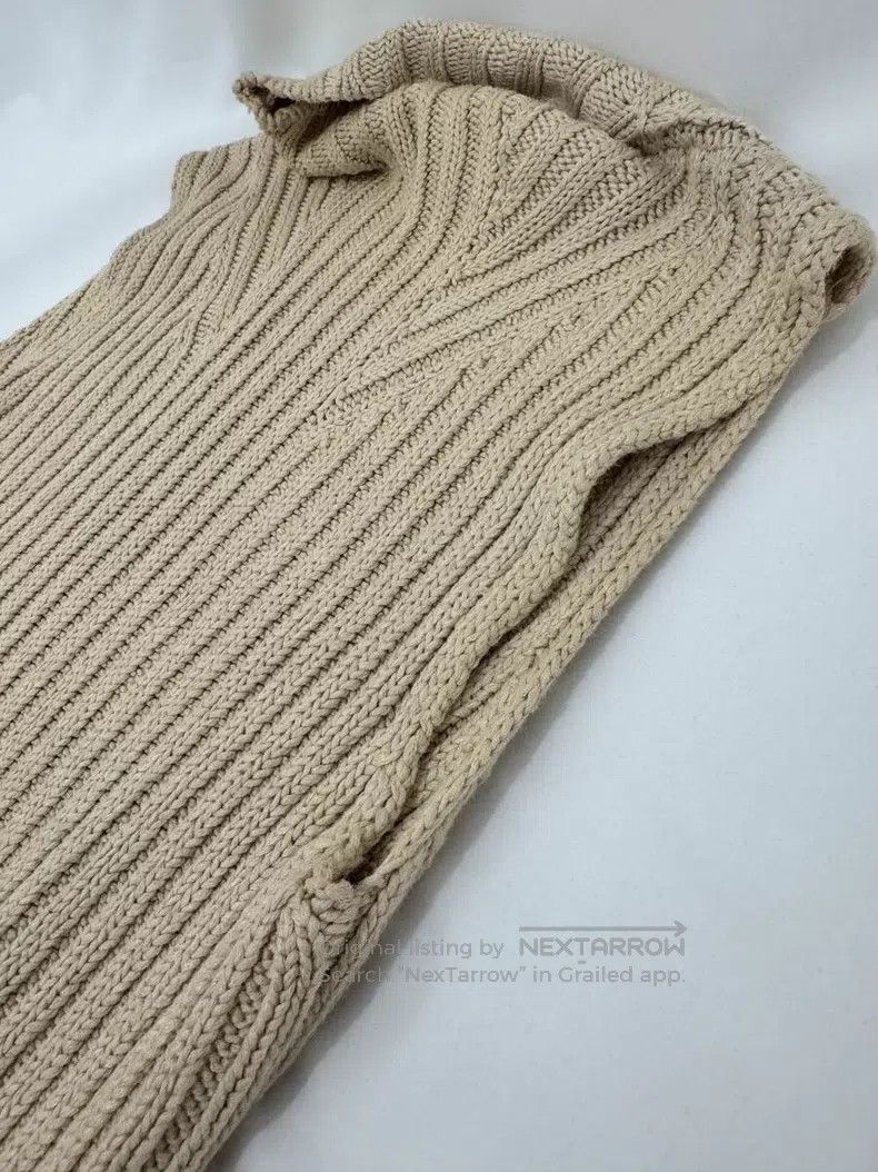 Hermes Hermes Beige silk knitted long top Size M / US 6-8 / IT 42-44 - 6 Thumbnail