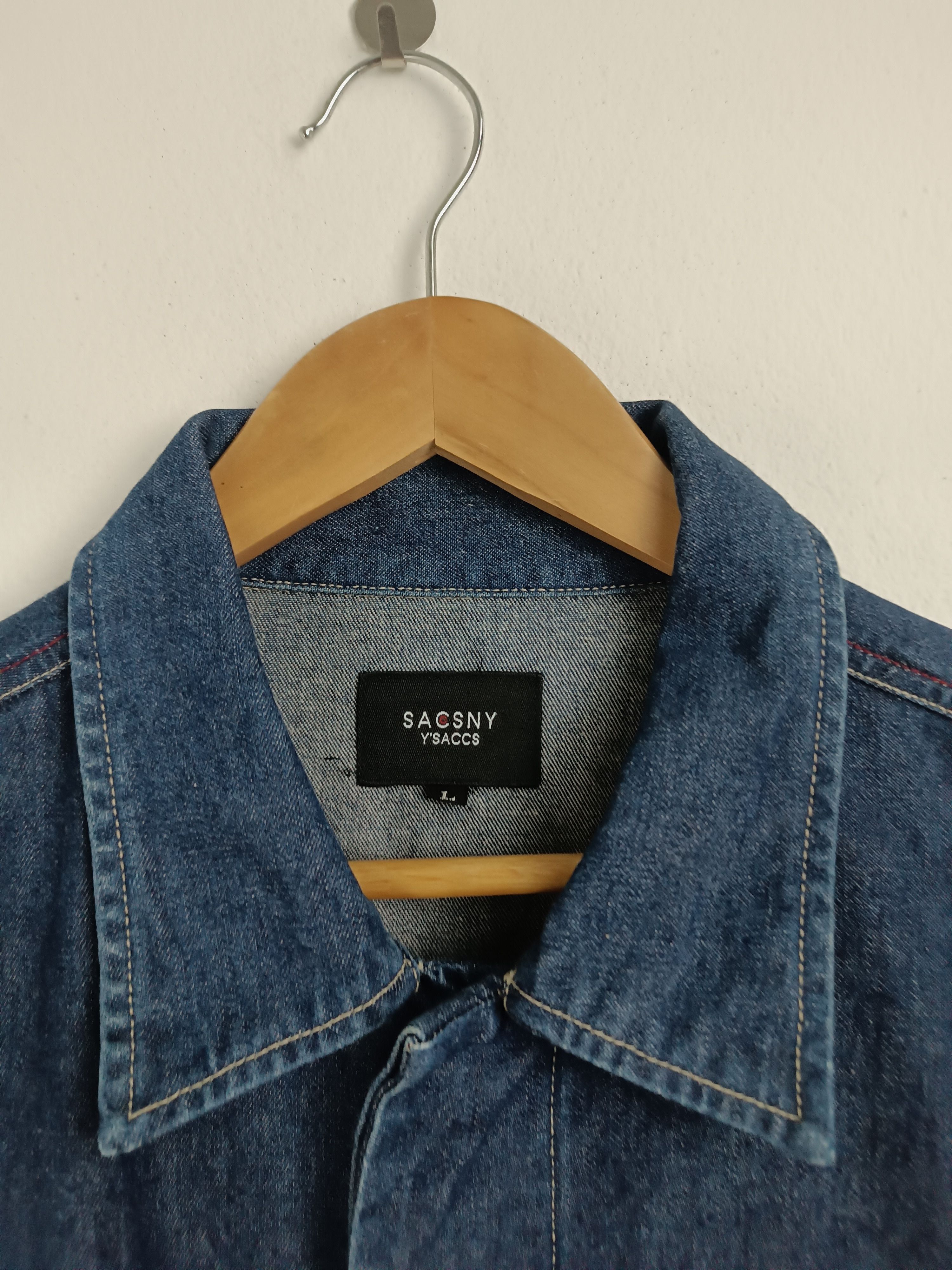 Vintage VINTAGE SACSNY Y'SACCS BY YOHJI YAMAMOTO WORK CHORE JACKET Size US L / EU 52-54 / 3 - 12 Thumbnail