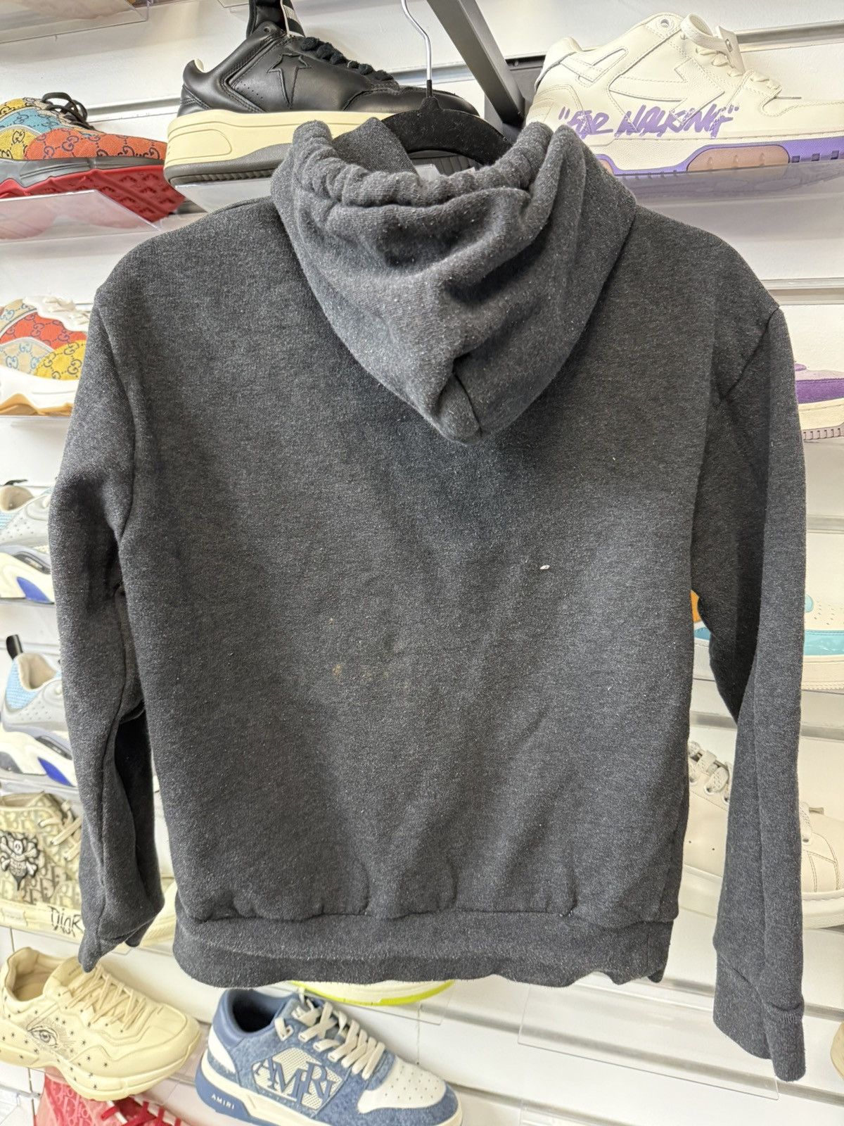 Louis Vuitton Louis Vuitton - Charcoal Lettering Logo Hoodie Size US XS / EU 42 / 0 - 5 Thumbnail
