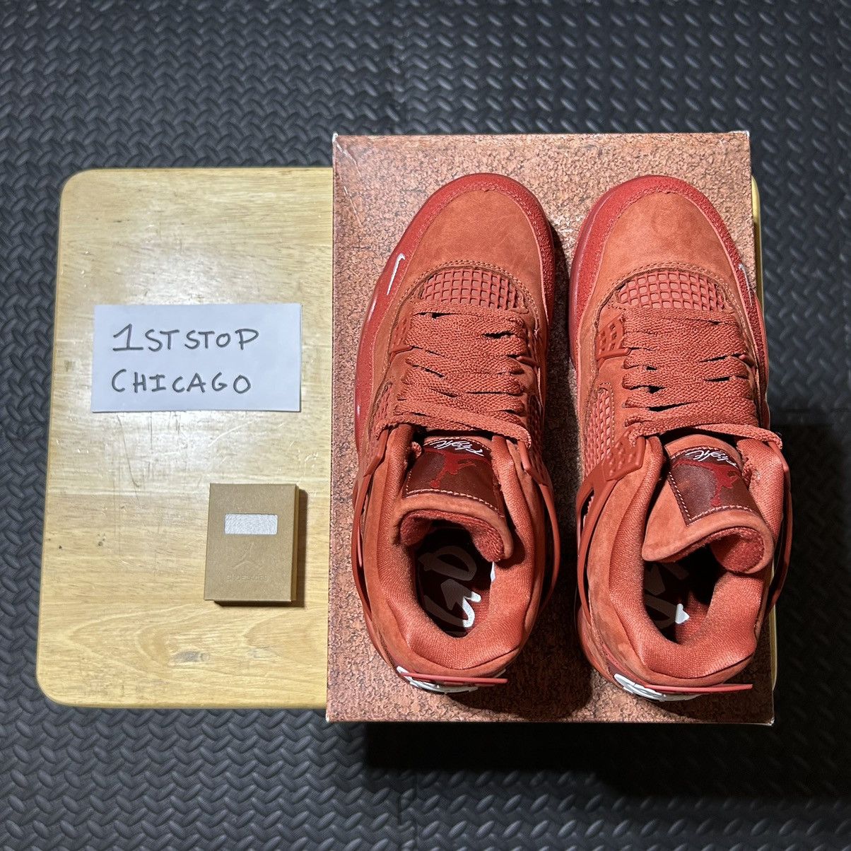 Designer × Jordan Brand Air Jordan 4 Retro OG SP Nigel Brick Size 6.5 HF4340-800 Size US 6.5 / EU 39-40 - 4 Thumbnail