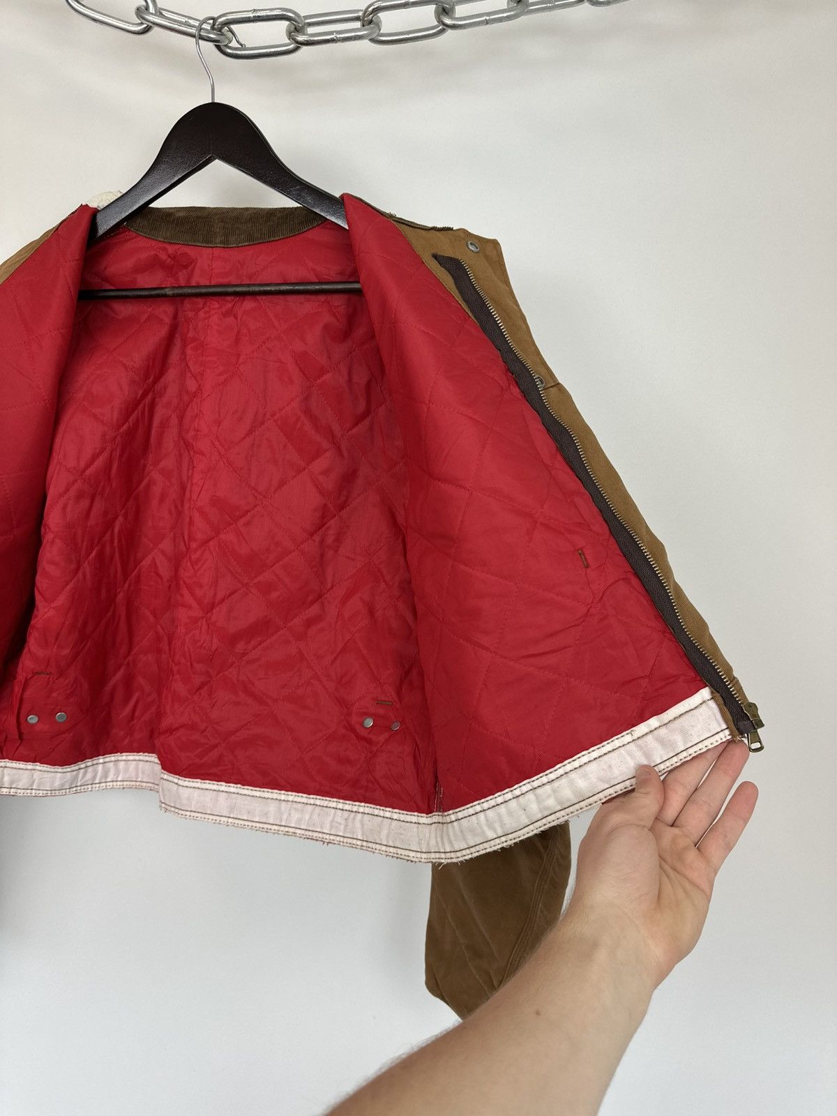Carhartt Vintage 70s Carhartt USA Cropped Boxy Baggy Detroit Jacket Size US M / EU 48-50 / 2 - 18 Thumbnail