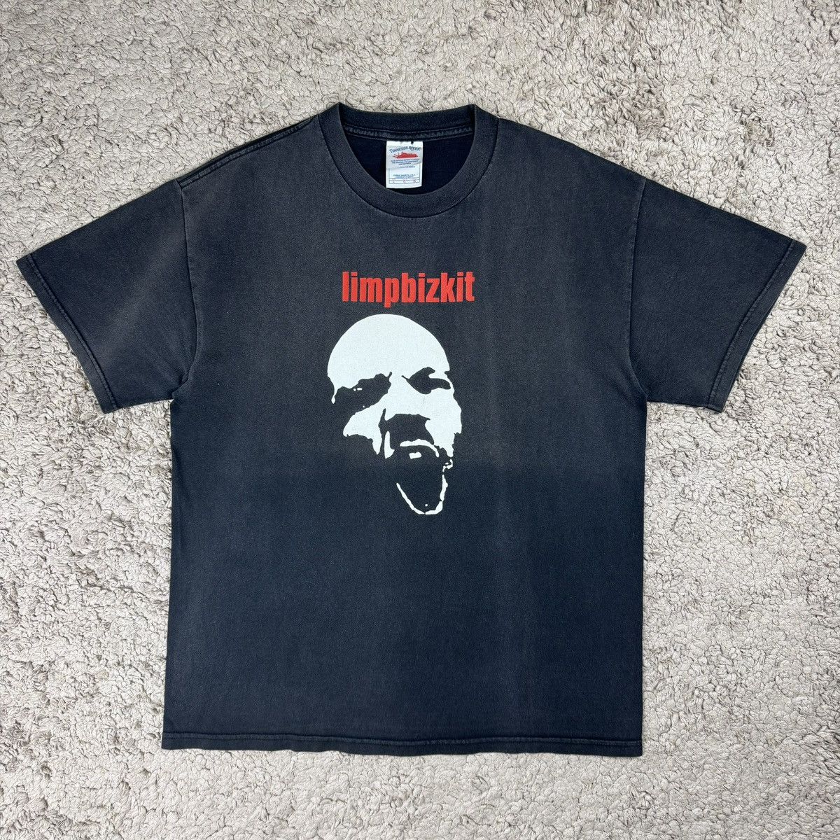 Band Tees Vintage Limp Bizkit Fred Durst Screaming Face T-shirt Size US L / EU 52-54 / 3 - 1 Thumbnail
