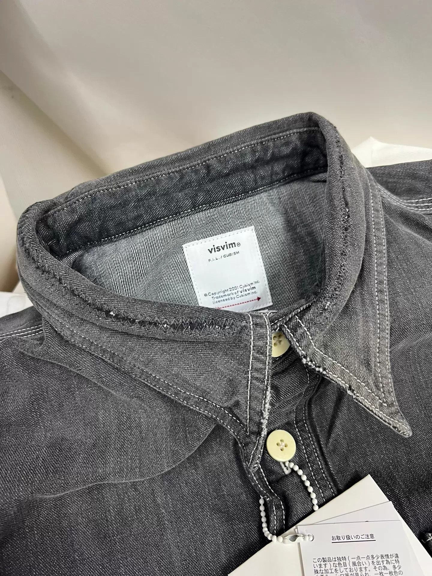 Visvim VISVIM 26SS LARRIKAN CRASH SHIRT BLACK Size US S / EU 44-46 / 1 - 8 Thumbnail