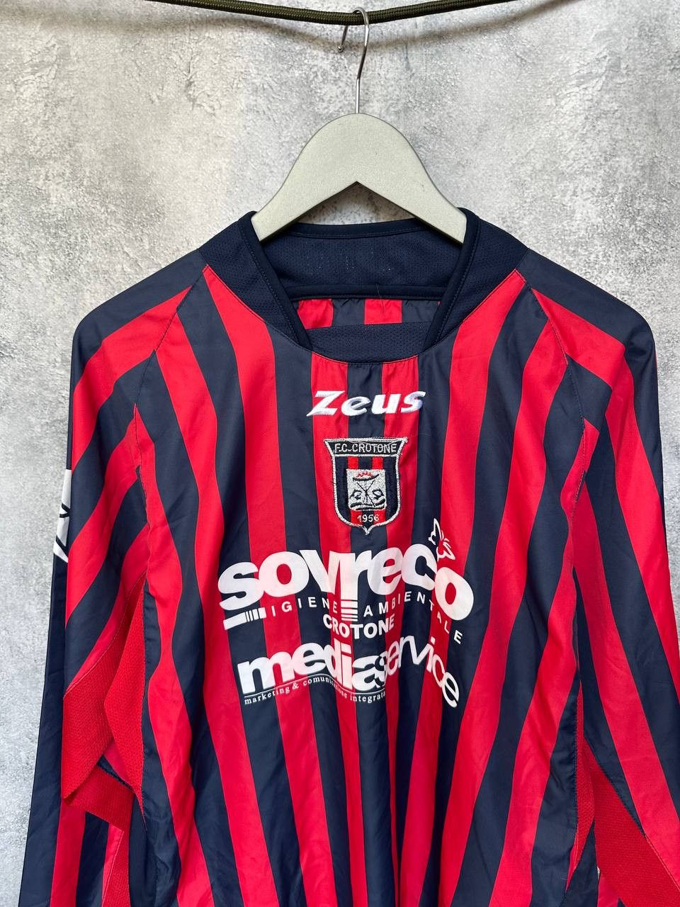 Other FC Crotone Zeus 2006-07 Home Shirt Jersey LS Striped Size US M / EU 48-50 / 2 - 5 Thumbnail