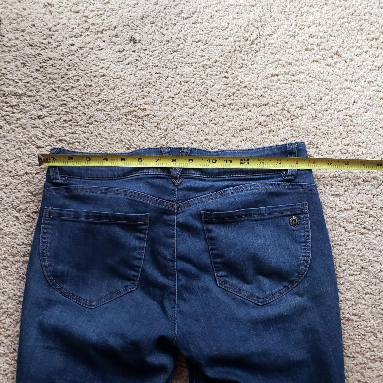 Designer Democracy Womens Blue Skinny Jeans Size 8 Size 30" / US 8 / IT 44 - 2 Thumbnail