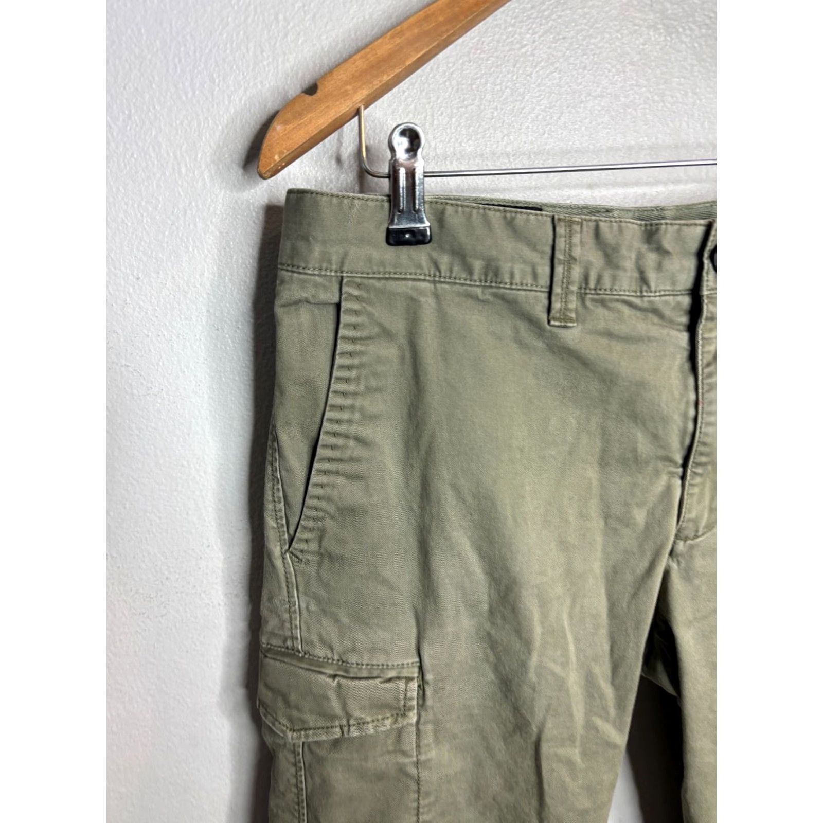 Nordstrom Nordstrom Ballard Slim Fit Pants Men's 33 Green Chino Casual Workwear Size US 33 - 2 Thumbnail