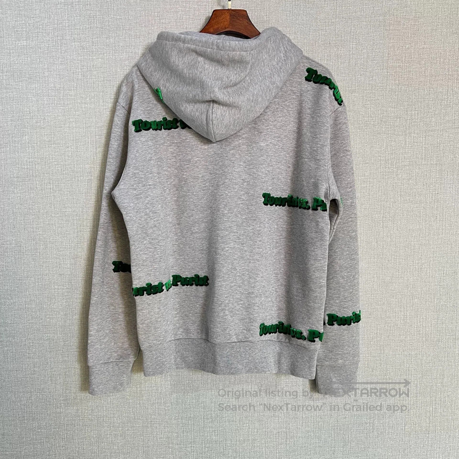 Louis Vuitton Louis Vuitton Gray Flocked Tourist Letter Hoodie. Size US S / EU 44-46 / 1 - 2 Thumbnail