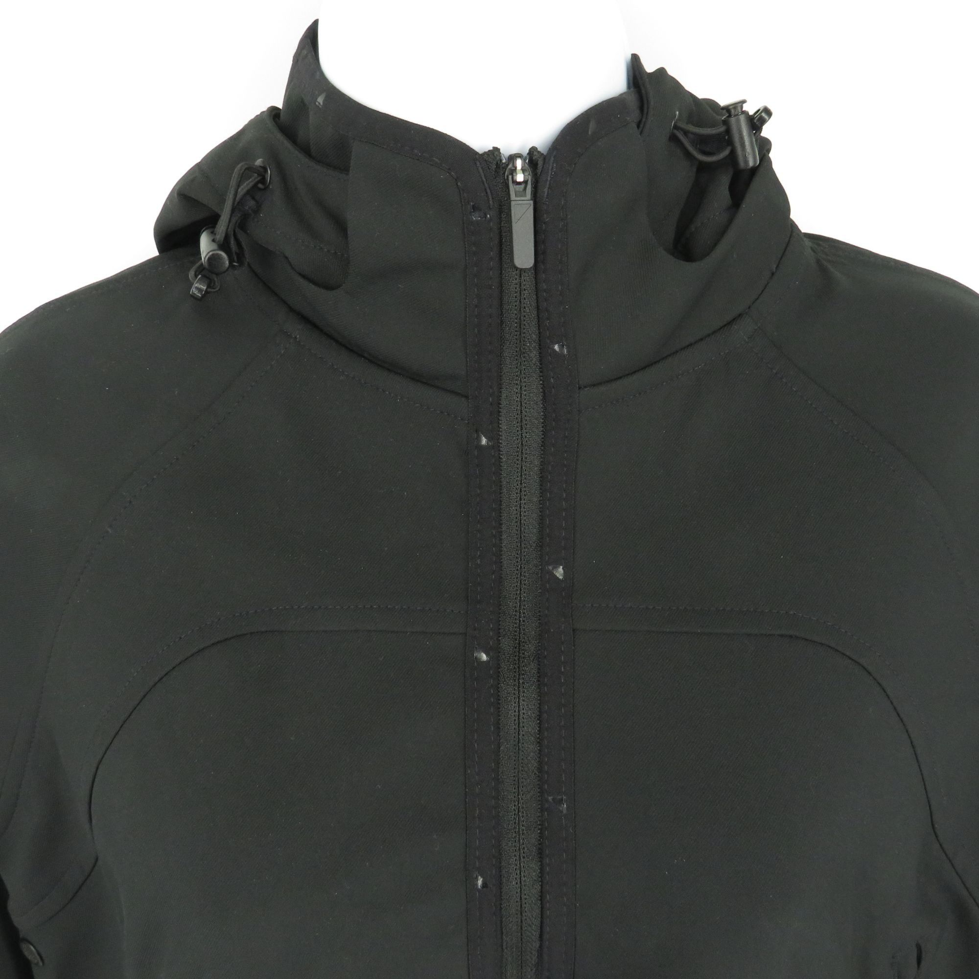 Under Armour Under Armour Womens Bonded Black Hooded Jacket XS NWT $320 Size XS / US 0-2 / IT 36-38 - 4 Thumbnail