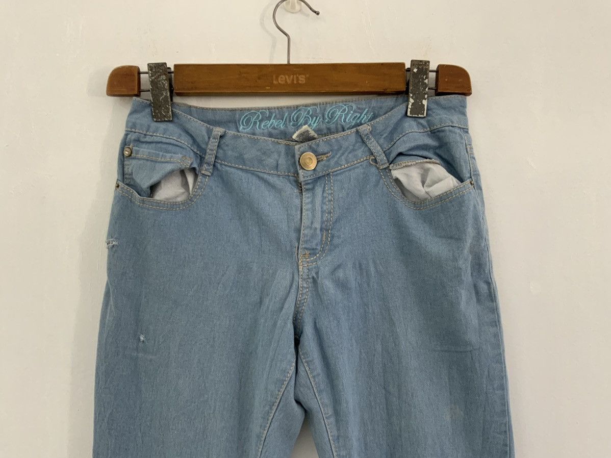 Unsound Rags Rebel by Right Indigo Chain Stitch Jeans Size US 31 - 3 Thumbnail