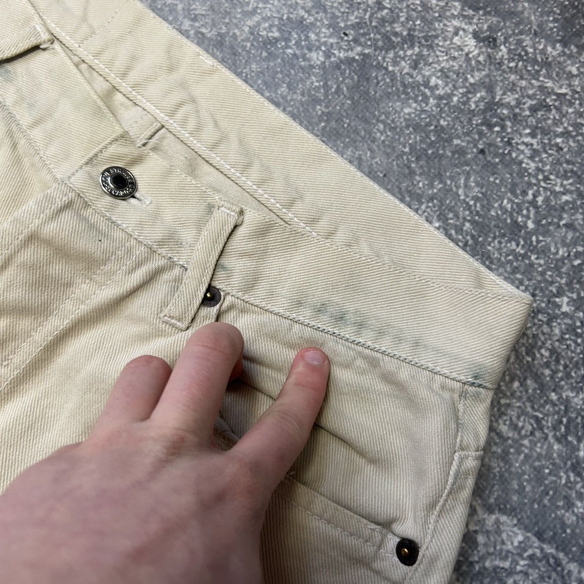 Levi's Vintage Clothing Vintage Levis 501xx Made In USA baggy Beige denim jeans Size US 34 / EU 50 - 11 Thumbnail