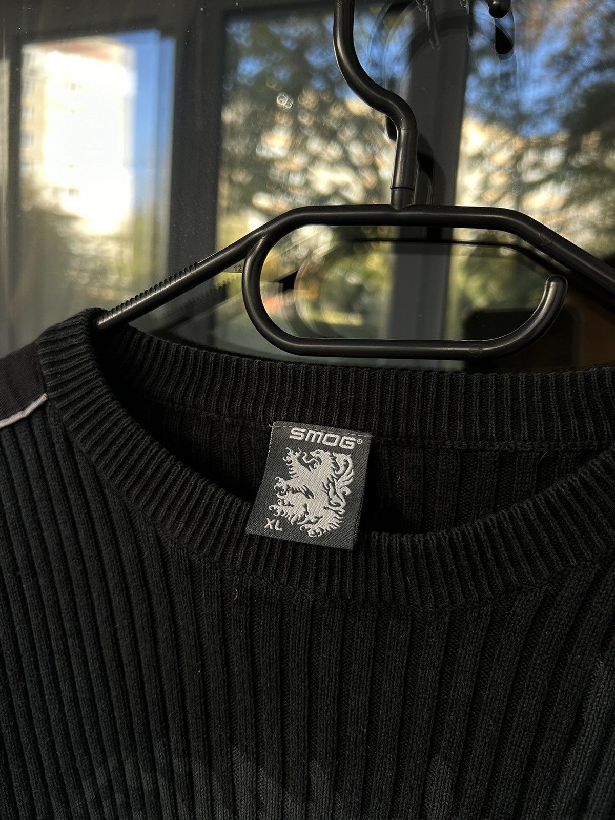 Vintage Vintage Smog Y2k big logo knit sweatshirt mens rare Size US XL / EU 56 / 4 - 3 Thumbnail