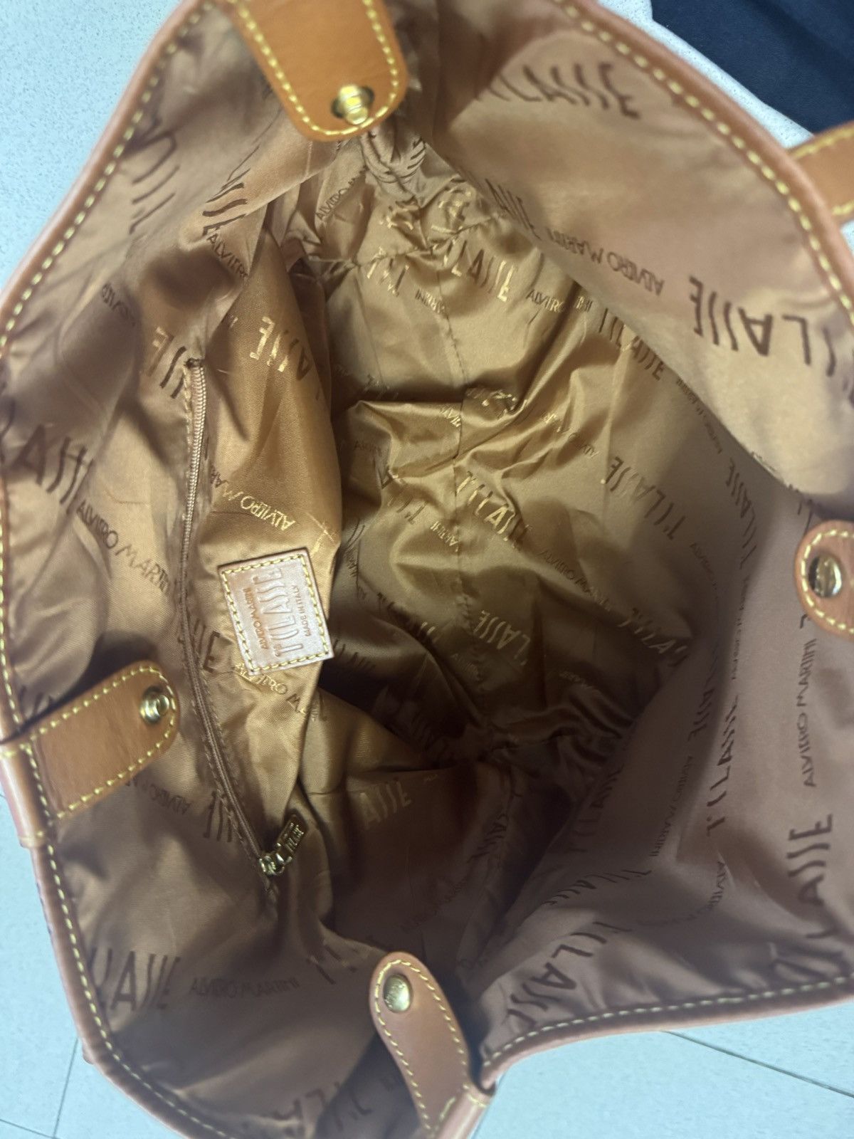 Alviero Martini VTG ALVIERO MARTINI LEATHER TOTE BAG Size ONE SIZE - 7 Thumbnail