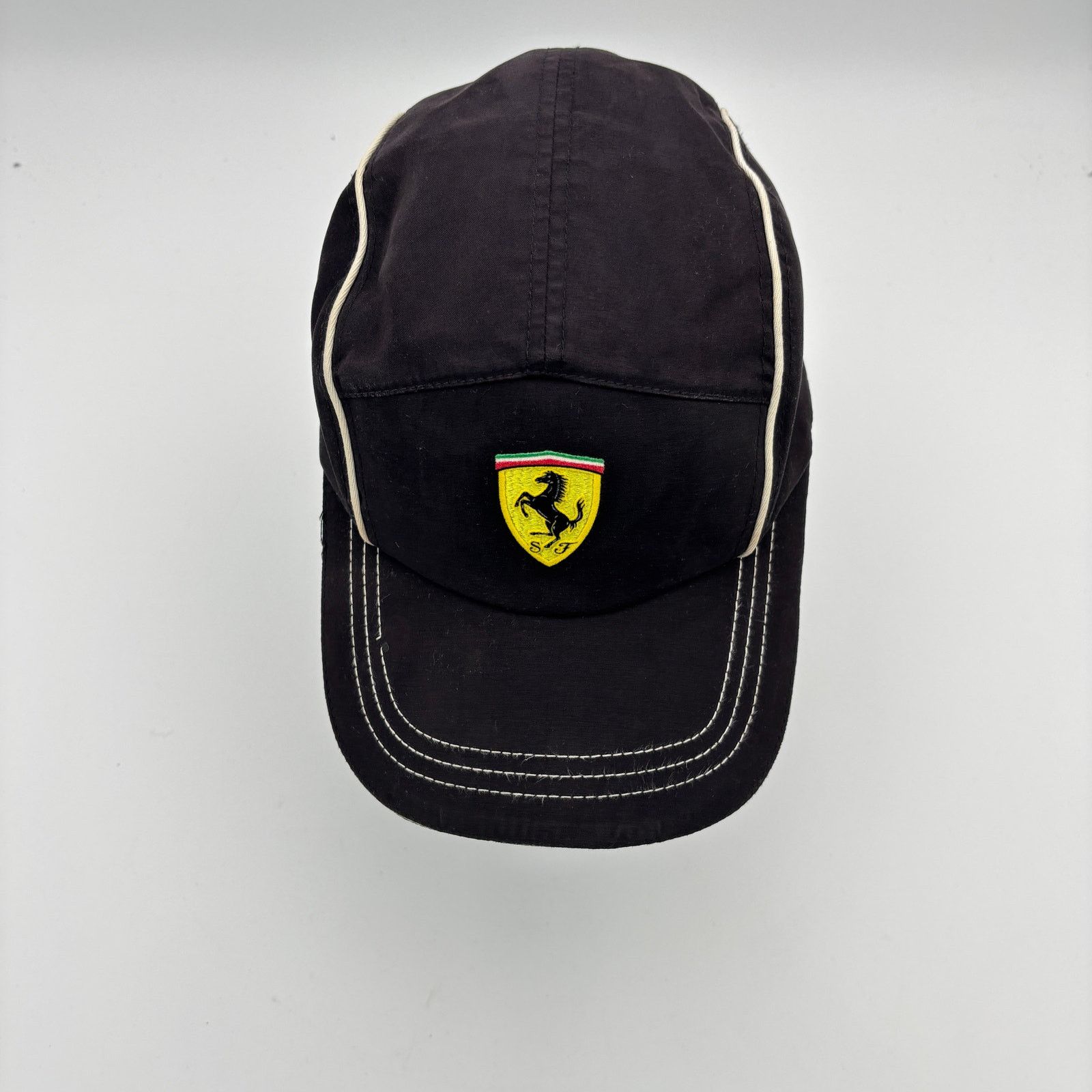 Ferrari Scuderia Ferrari 5 Panel Embroidered Crest Baseball Hat Size ONE SIZE - 7 Thumbnail