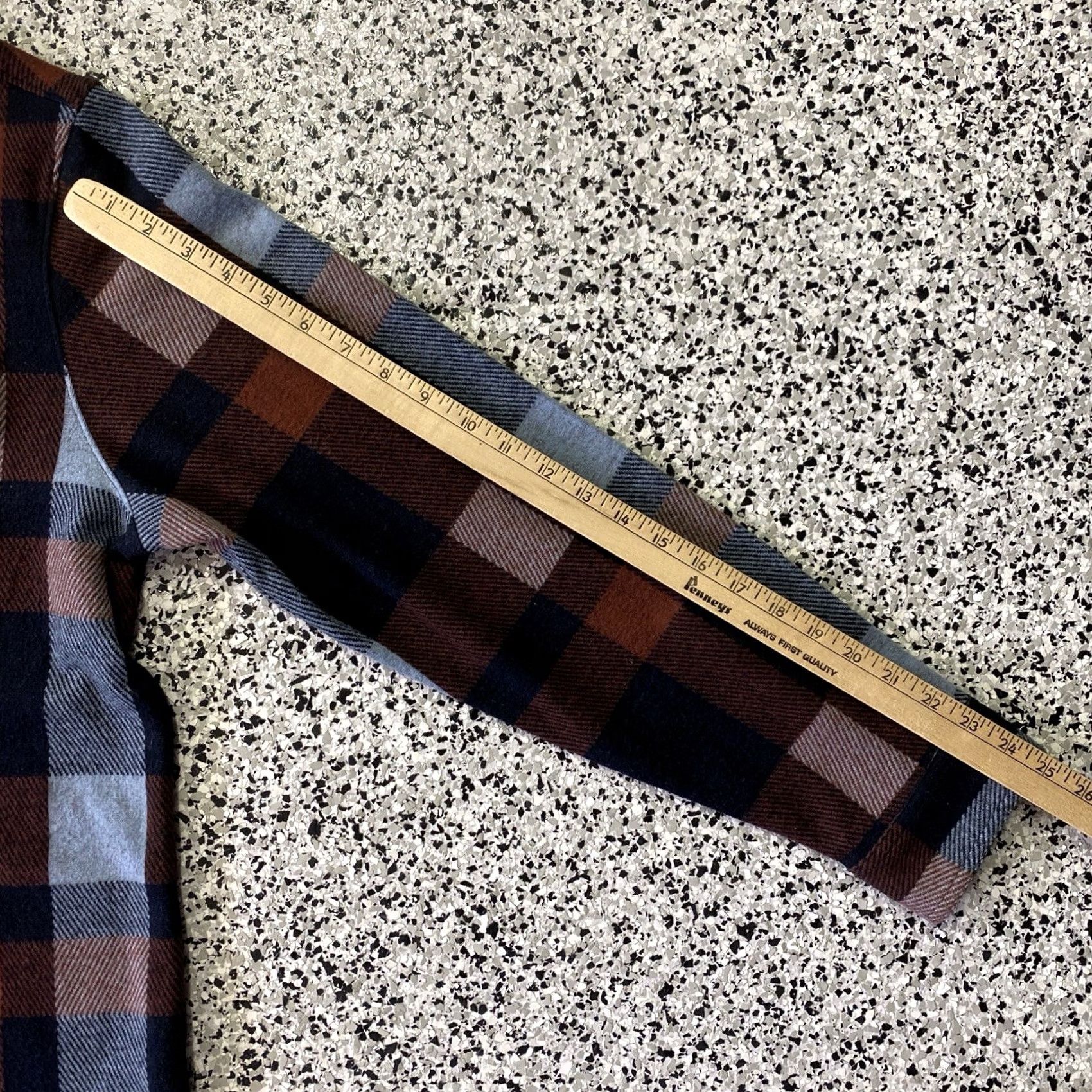 Vintage VINTAGE 7 Diamonds Made Well Flannel Shirt Men XL Blue Plaid Button-Up Long Sleeve Pockets Size US XL / EU 56 / 4 - 3 Thumbnail
