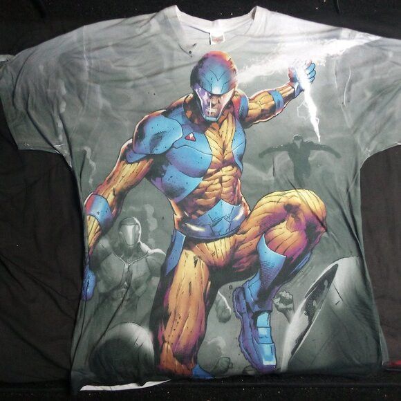Marvel Comics Valiant X-O Manowar Warmonger AOP Sublimation T-Shir Size US XXL / EU 58 / 5 - 2 Thumbnail