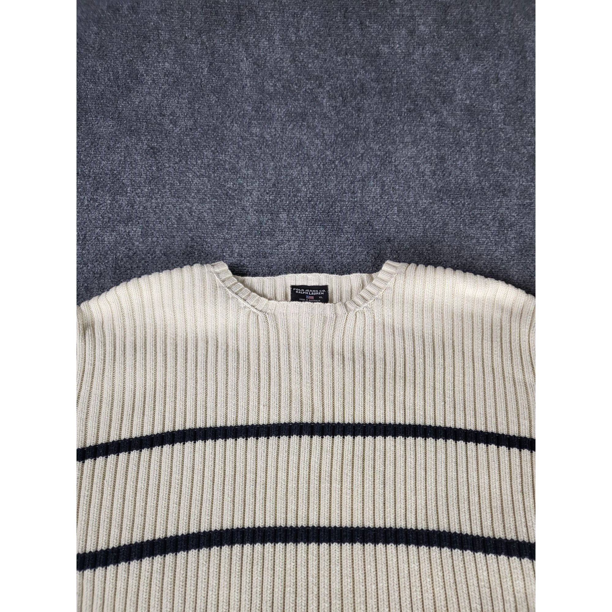Polo Ralph Lauren Vintage Polo Ralph Lauren Heavy Cable Knit Sweater Men Sz XL Size US XL / EU 56 / 4 - 2 Thumbnail