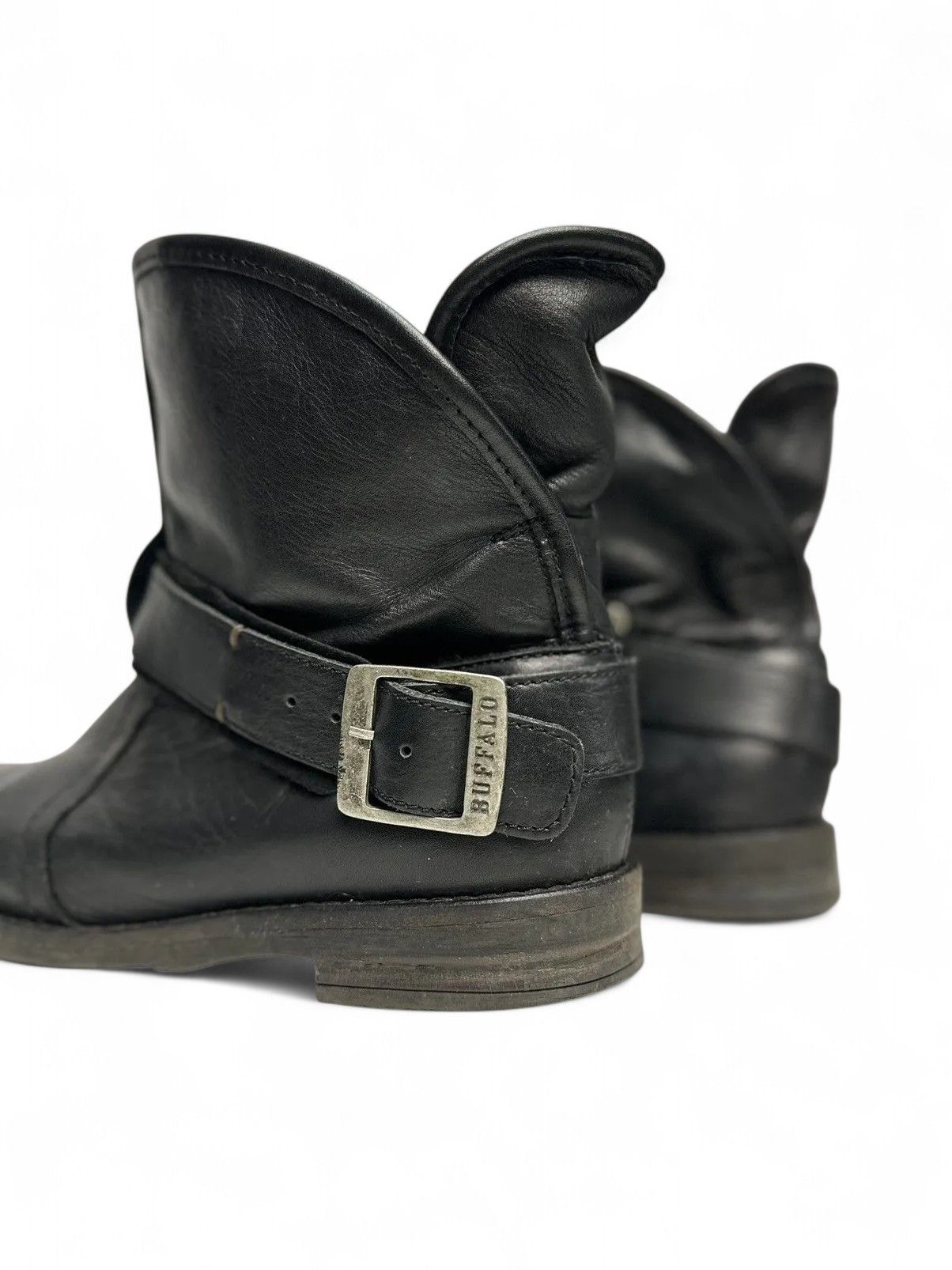 A.S.98 Buffalo Black Platform Boots Vintage Y2K Streetwear Style Size US 9 / IT 39 - 7 Thumbnail