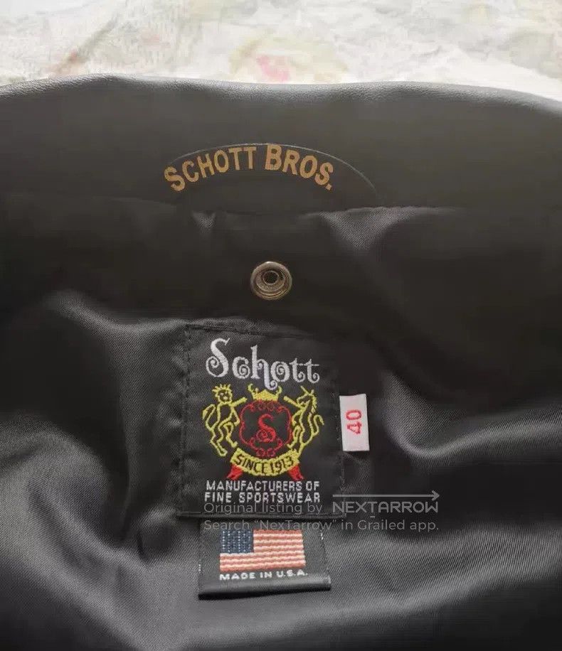 Schott Schott Sheepskin biker jacket Size US L / EU 52-54 / 3 - 9 Thumbnail