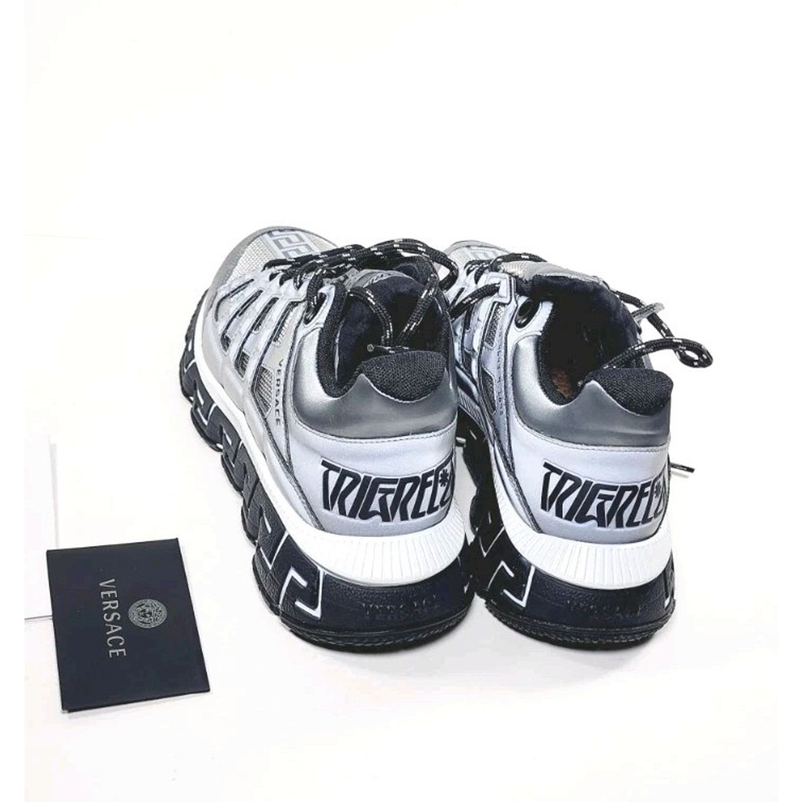 Versace VERSACE Trigreca Sneakers Mismatch Size L40 R39. Size US 7 / EU 40 - 8 Thumbnail