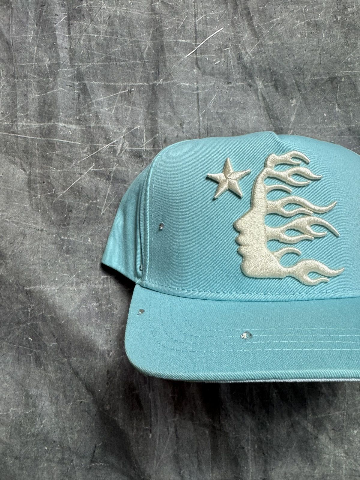 HELLSTAR Hellstar Logo with Rhinestones Snapback Hat in Baby Blue Size ONE SIZE - 2 Thumbnail