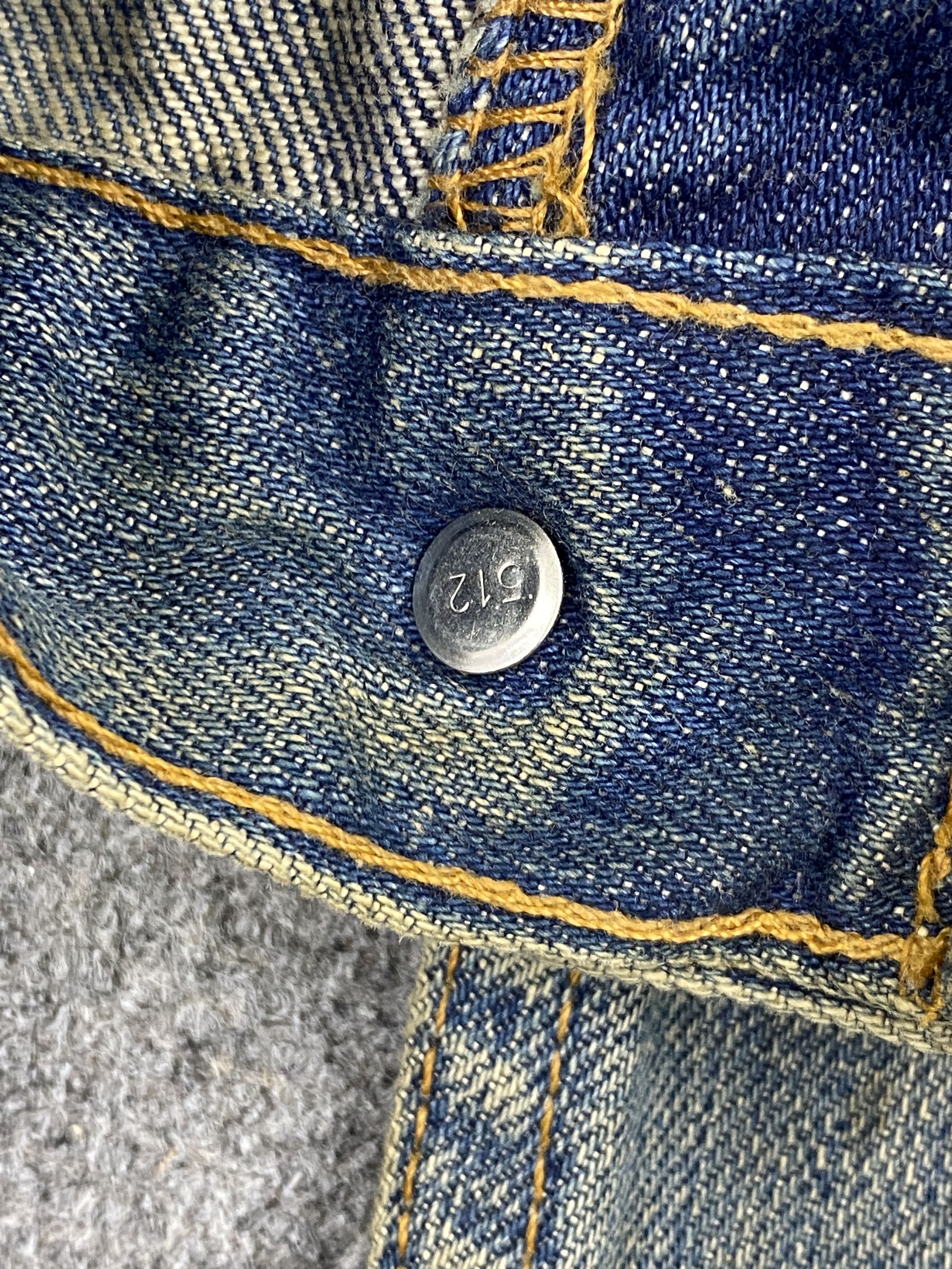 Levi's Rusty Vintage 90s Levis 518 Superlow Bootcut Jeans DP2637 Size US 33 - 15 Thumbnail