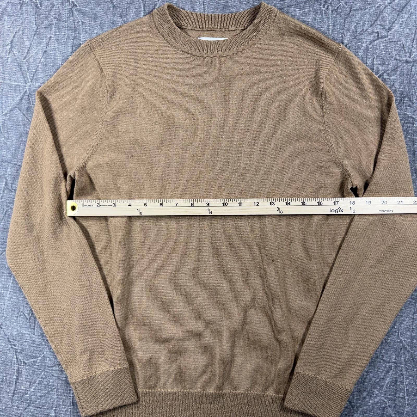 Nordstrom Nordstrom Sweater Men's S Brown 100% Washable Merino Size US S / EU 44-46 / 1 - 4 Thumbnail